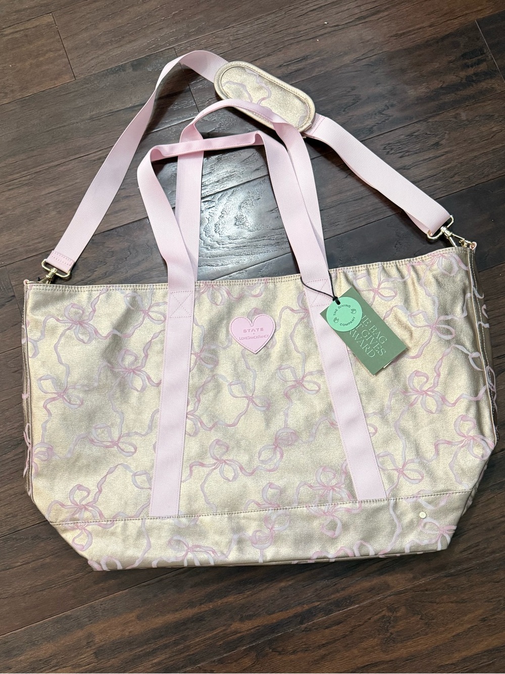NWT Love Shack Fancy x State Graham XL Tote